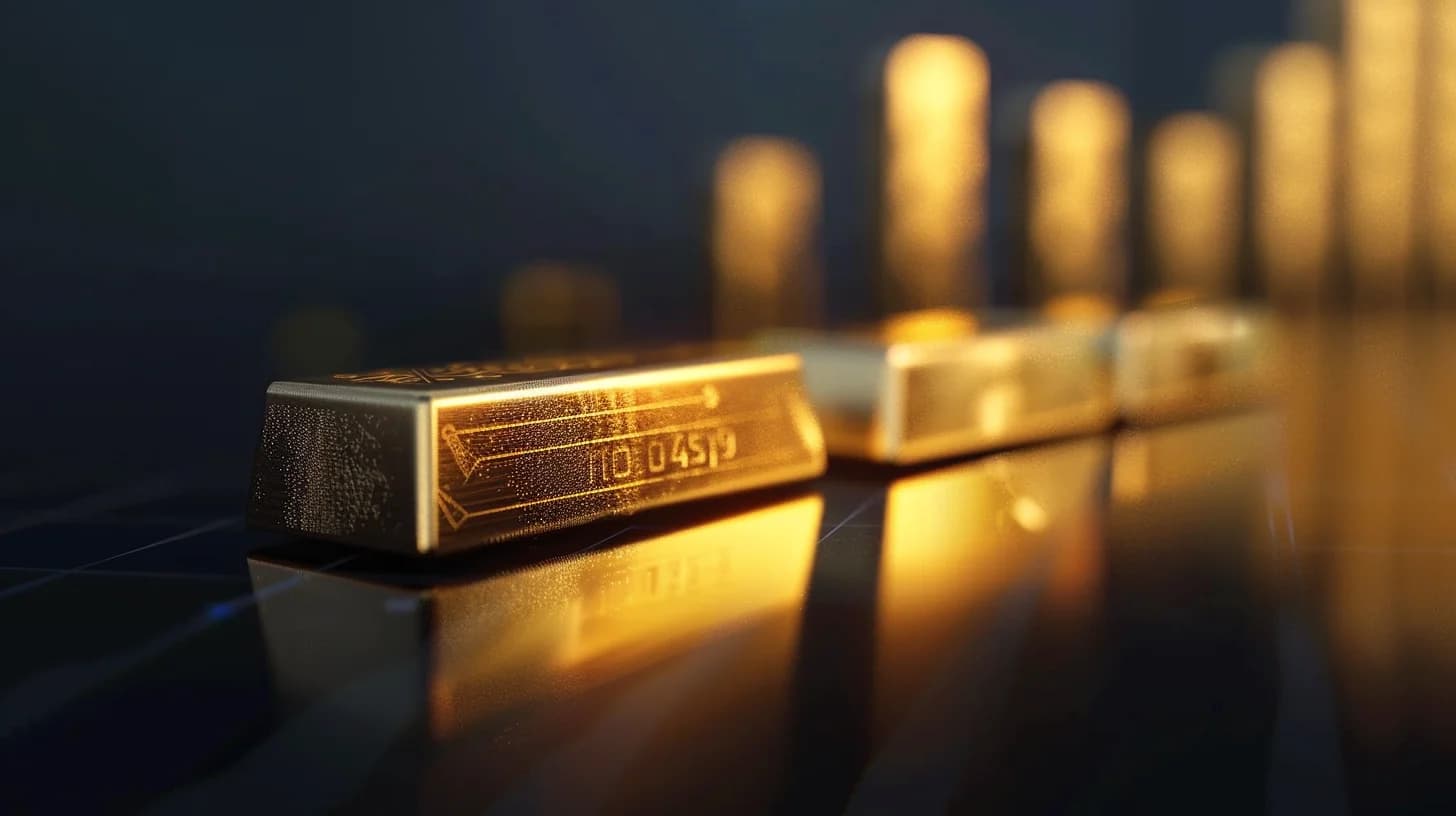 Grafikon cene zlata na berzi