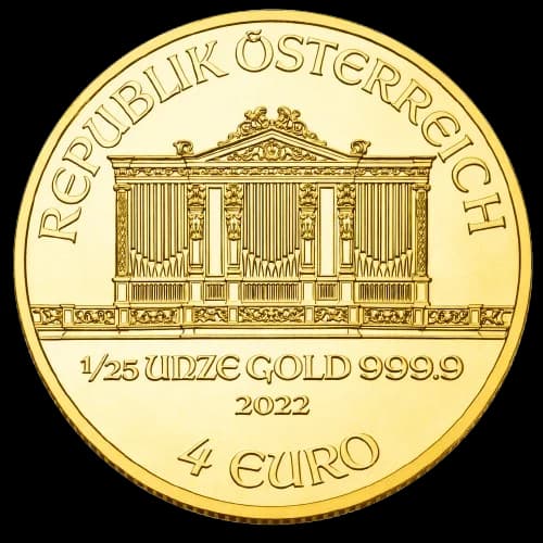 Wiener Philharmoniker zlatnici — prednja strana