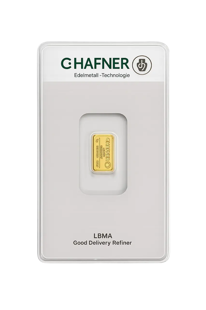 C. Hafner zlatna pločica 1g
