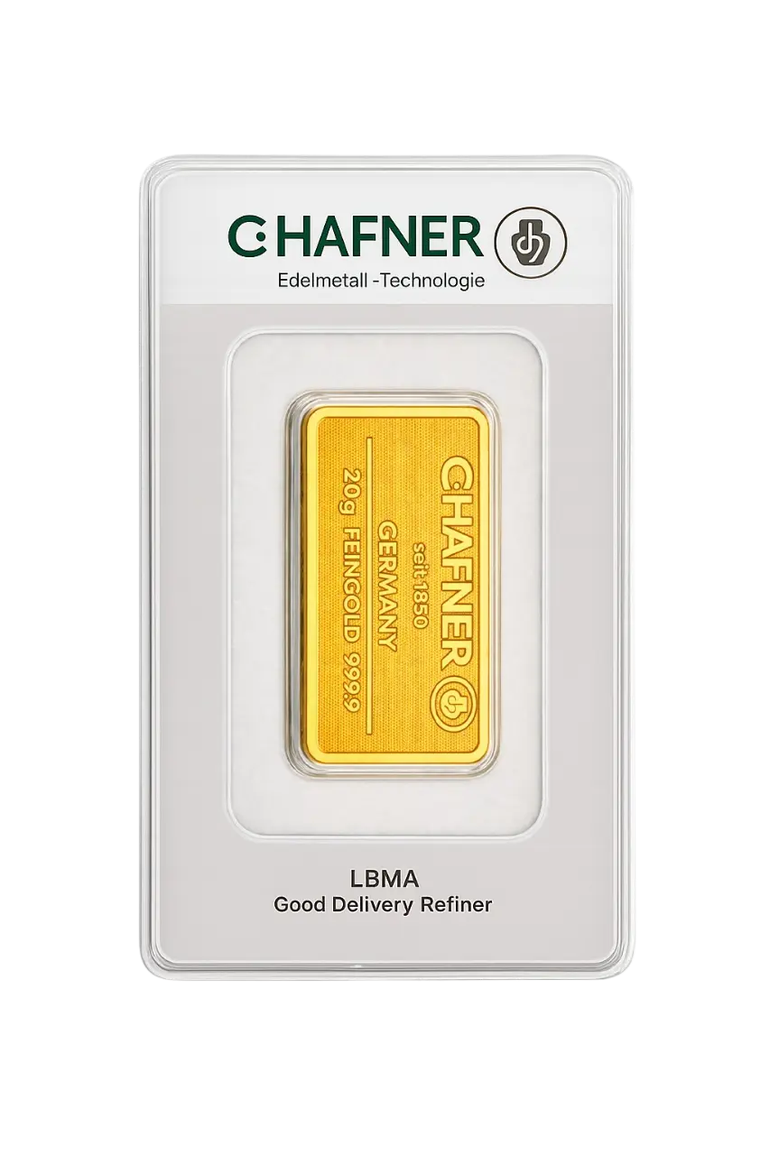 C. Hafner zlatna pločica 20g