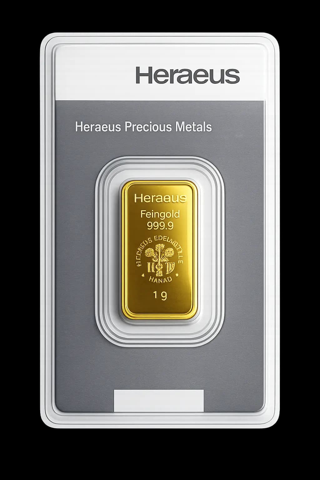 Heraeus zlatna pločica 1g