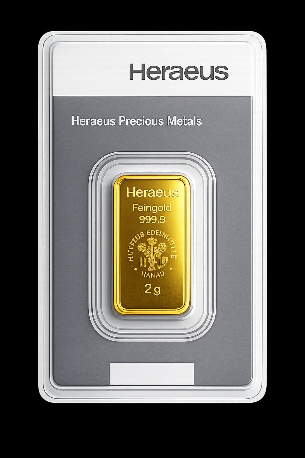 Heraeus zlatna pločica 2g