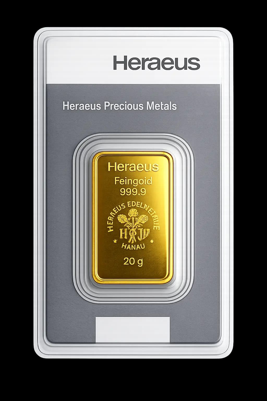Heraeus zlatna pločica 20g