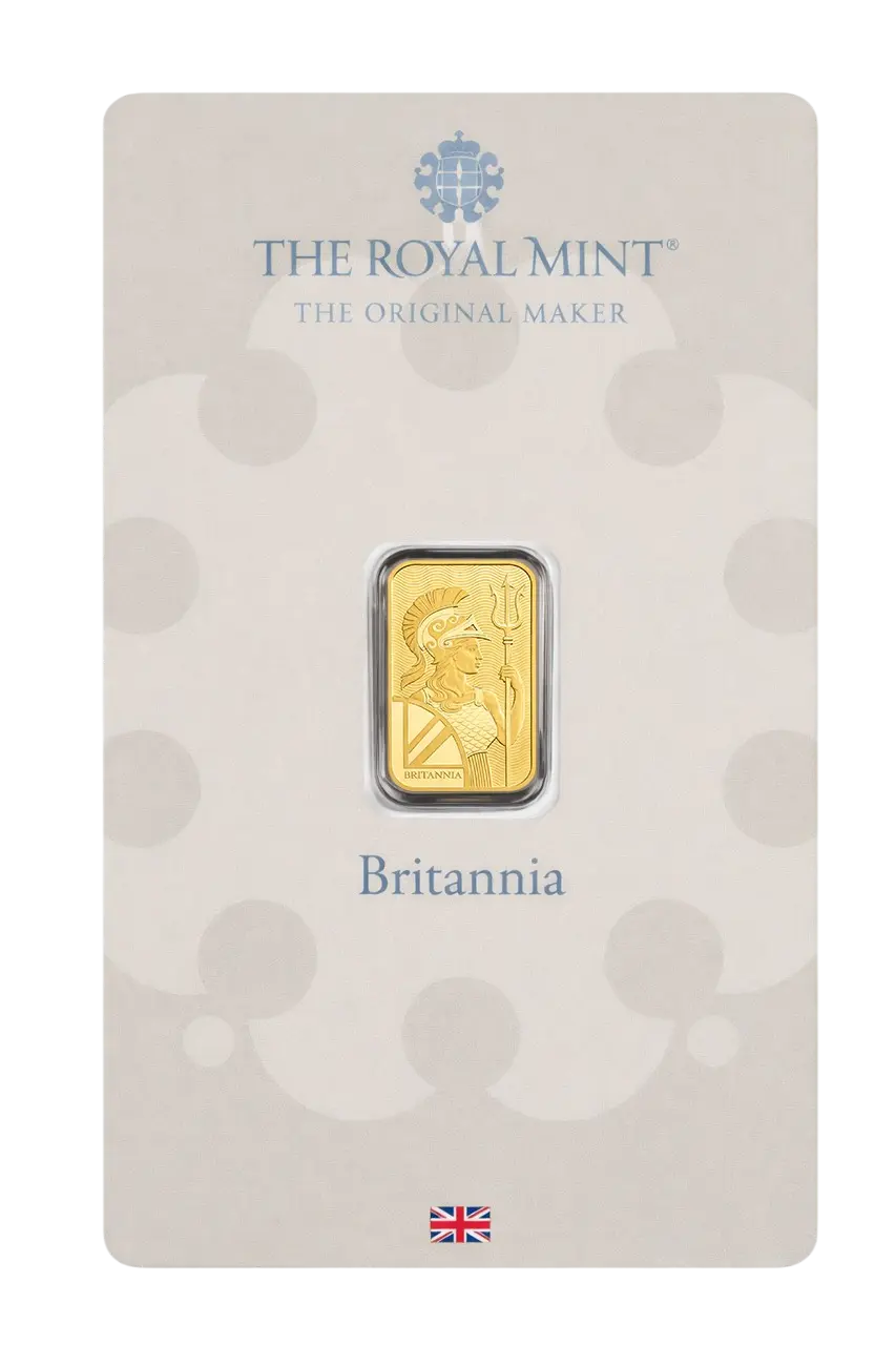 Britannia zlatna pločica 1g