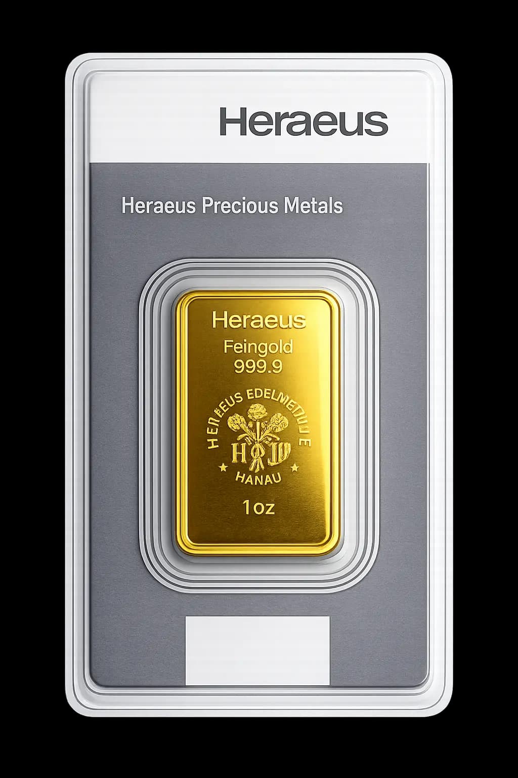 Heraeus zlatna poluga 1 oz