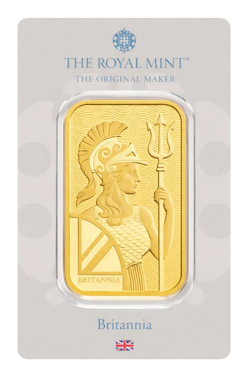 Britannia zlatna poluga 100g